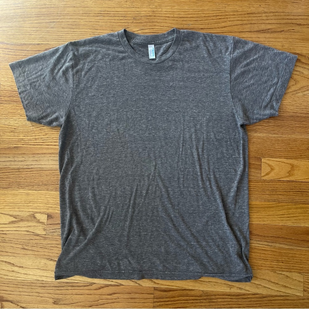 Vintage American Apparel Gray/Brown Men's Tee